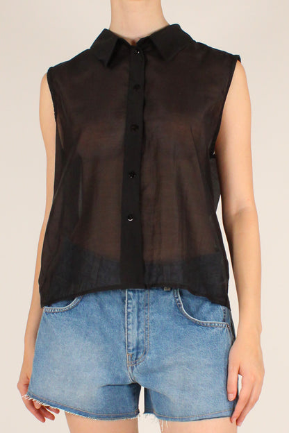 Camicia Smanicata in Mussola di Lyocell