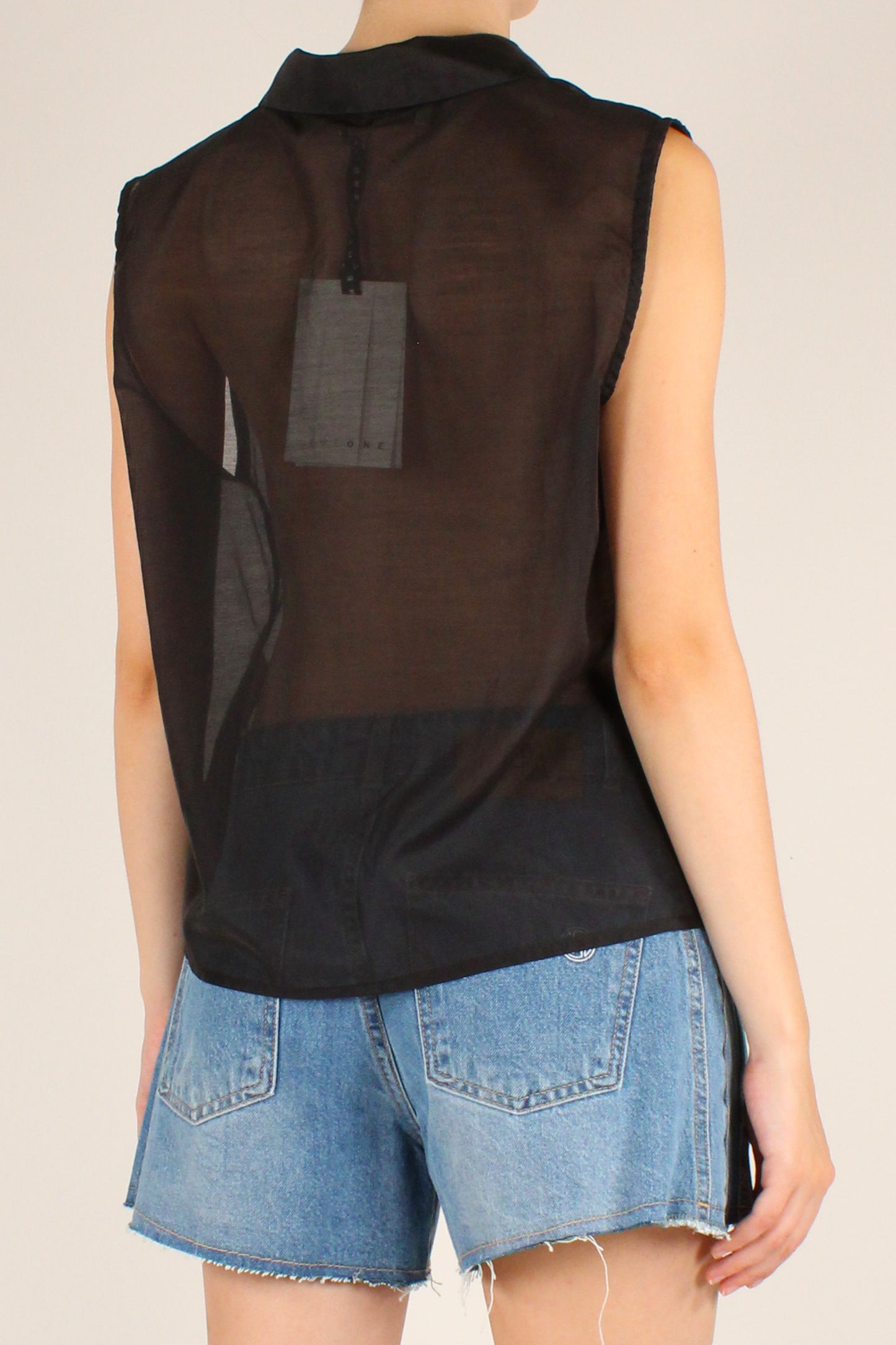 Camicia Smanicata in Mussola di Lyocell