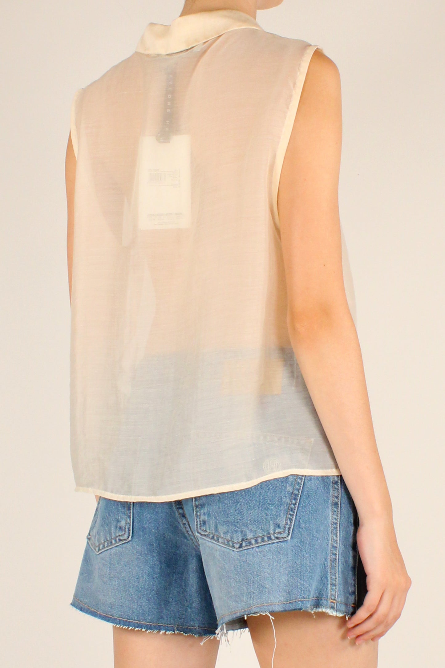 Camicia Smanicata in Mussola di Lyocell