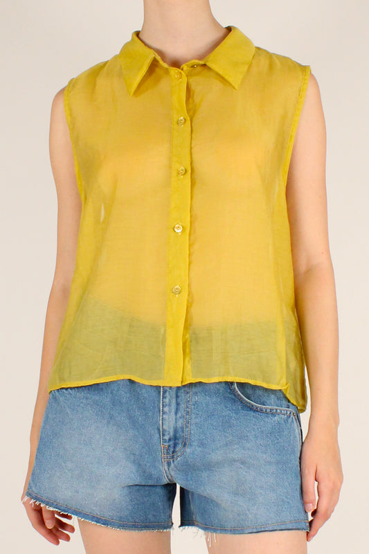 Camicia Smanicata in Mussola di Lyocell