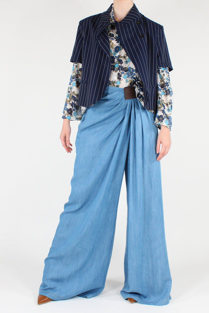 Muslin Shirt with Floral Print