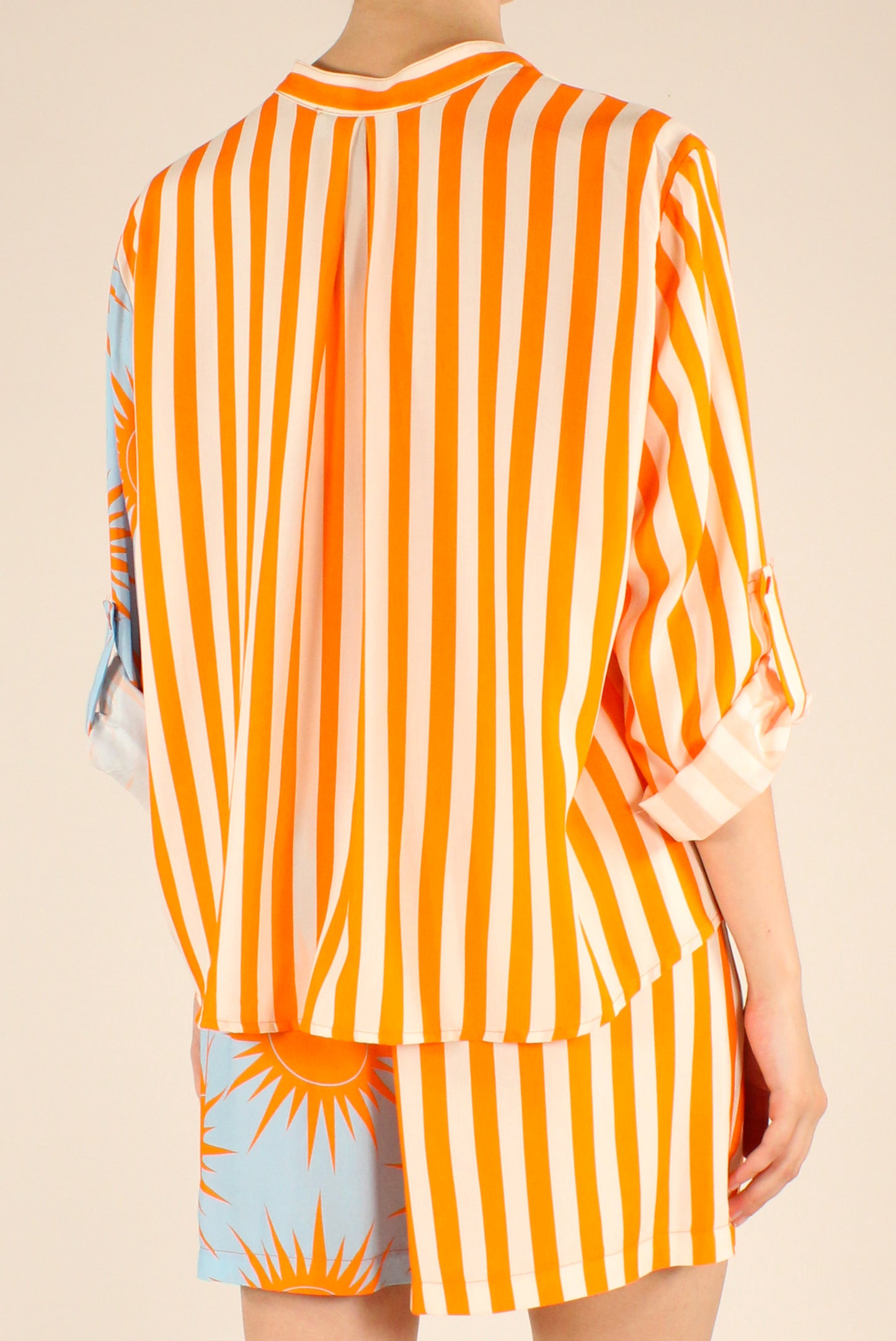 Camicia Stampa Righe e Sole