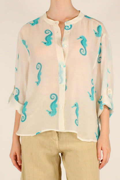 Camicia Stampa Cavallucci Marini