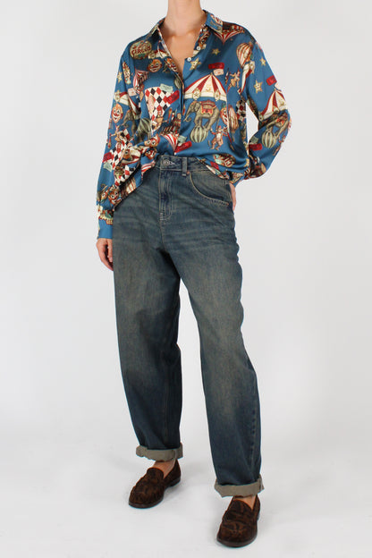 Camicia Fantasia Circus a Maniche Lunghe