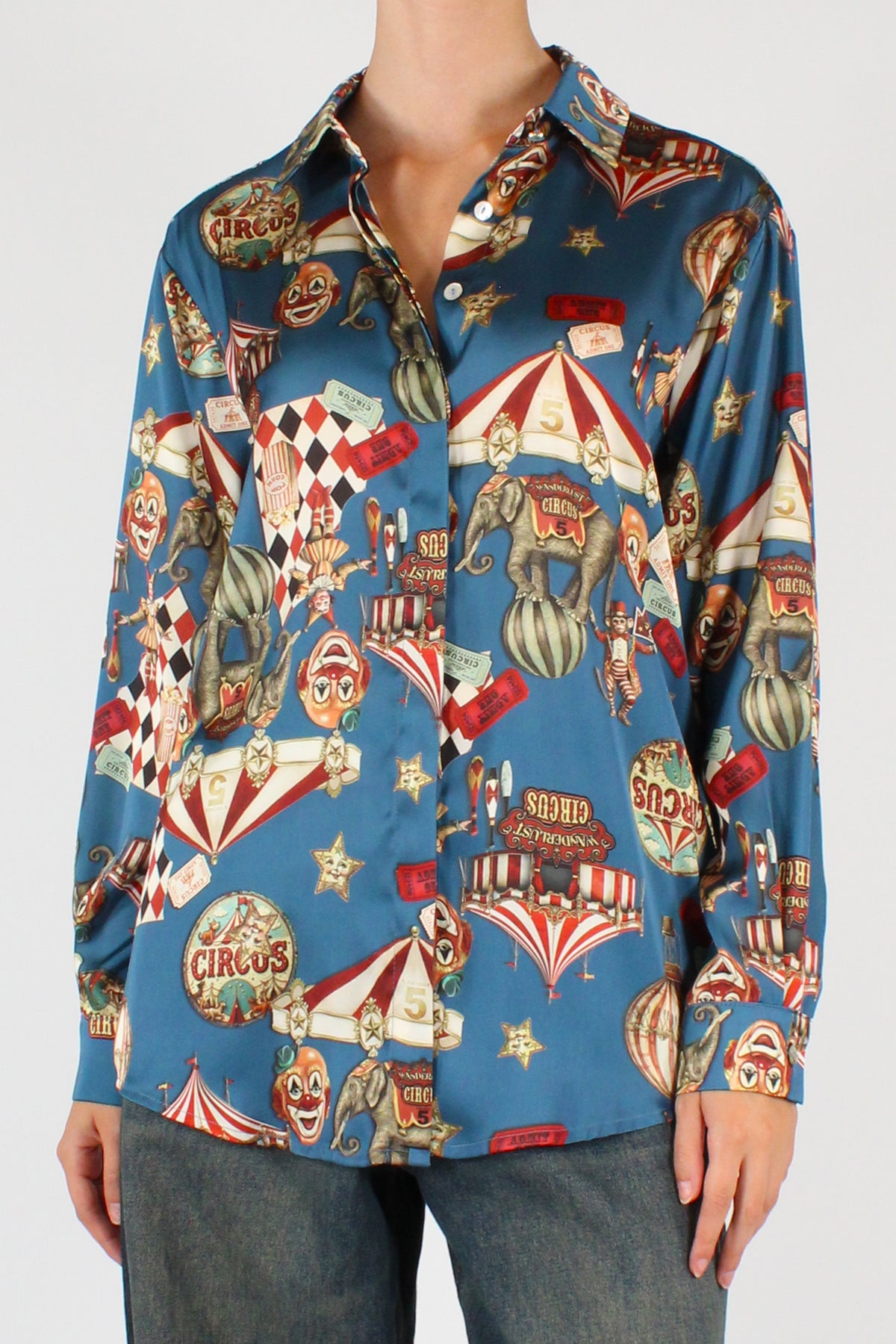 Camicia Fantasia Circus a Maniche Lunghe