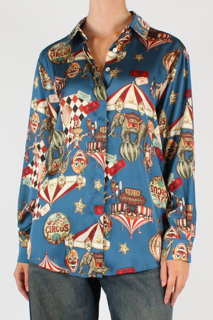 Camicia Fantasia Circus a Maniche Lunghe
