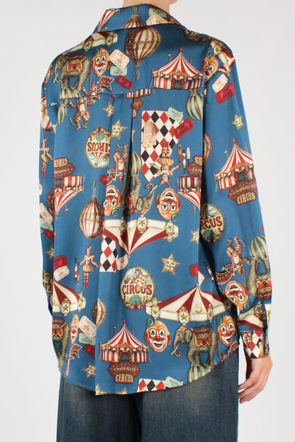 Camicia Fantasia Circus a Maniche Lunghe