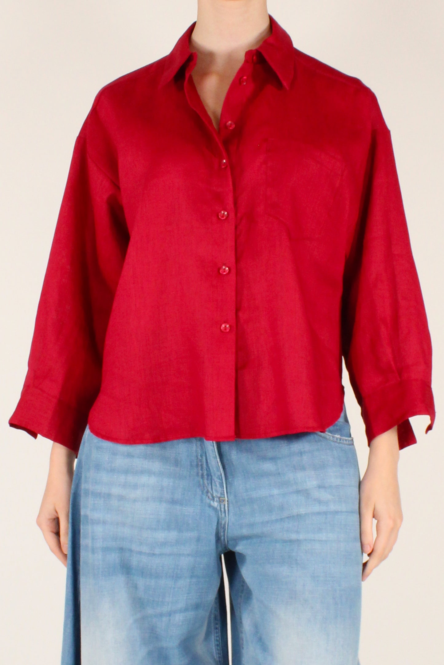 Camicia in Lino a Scatoletta