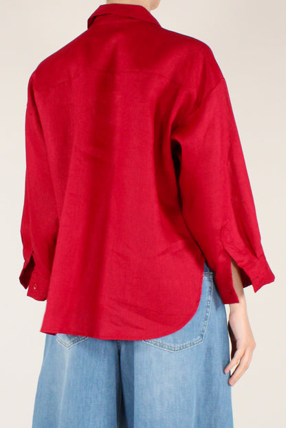 Camicia in Lino a Scatoletta
