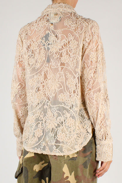 Camicia in Pizzo Ciniglia