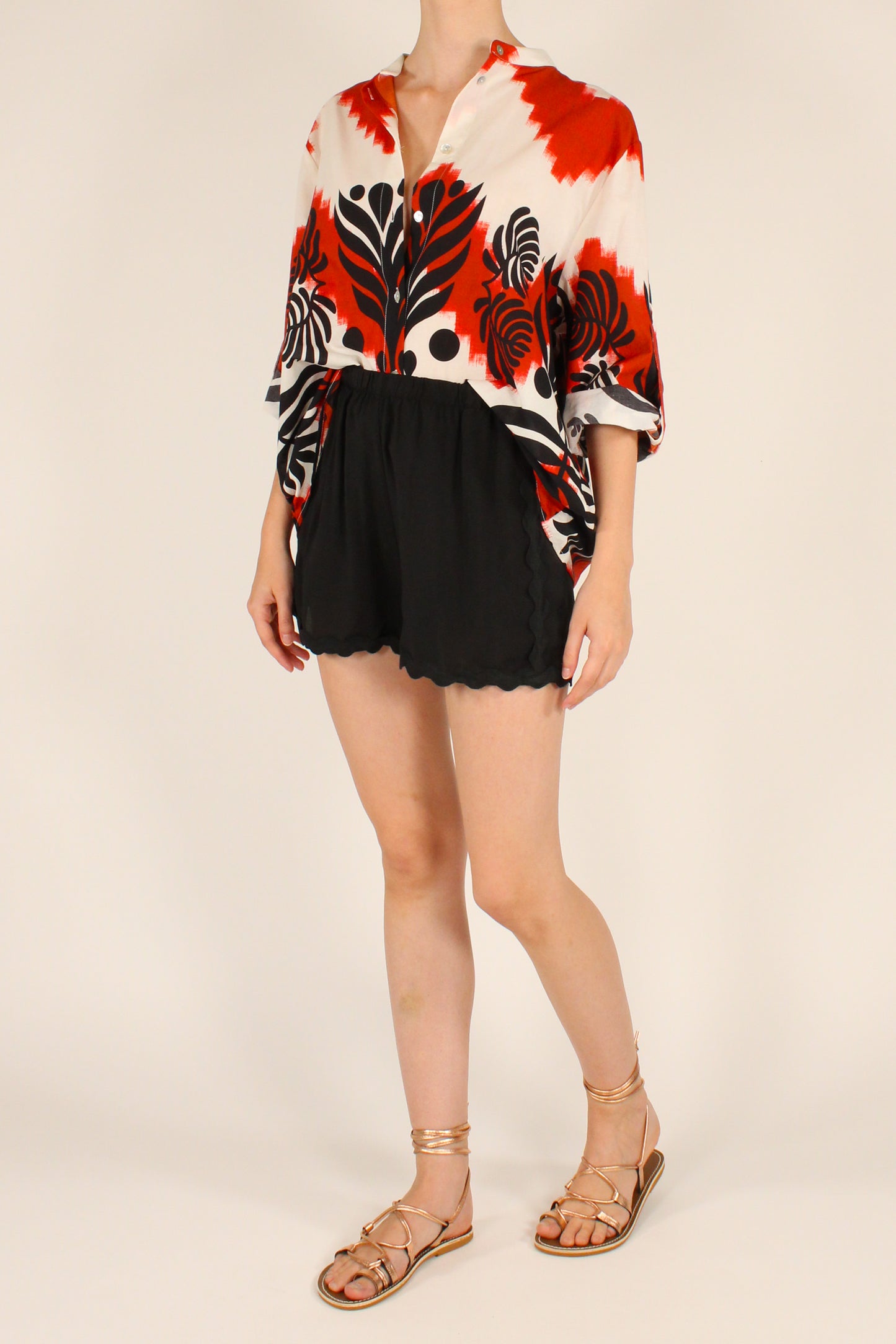 Camicia Stampa Fantasia Etnica