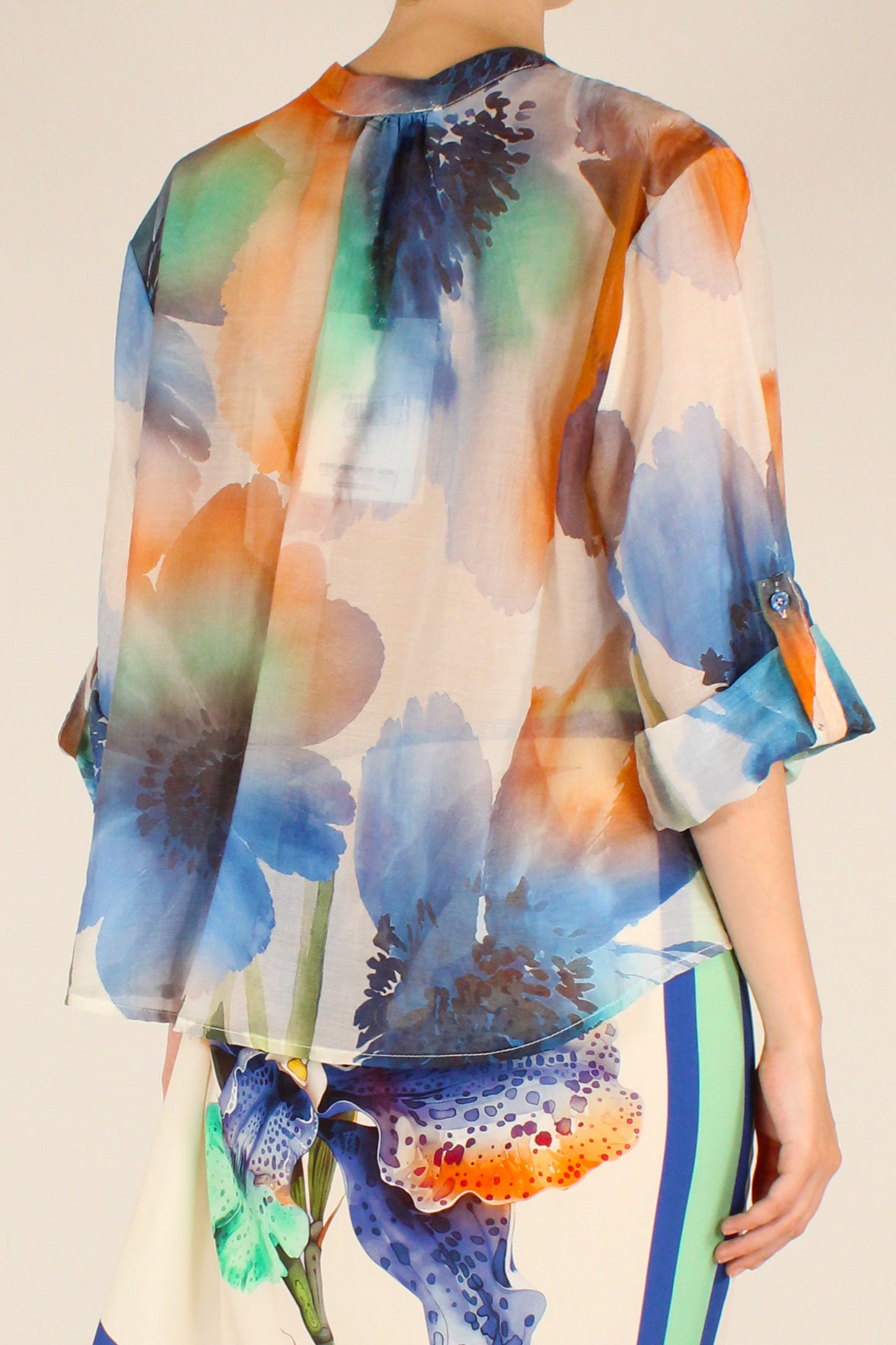 Camicia Stampa Floreale Bluette