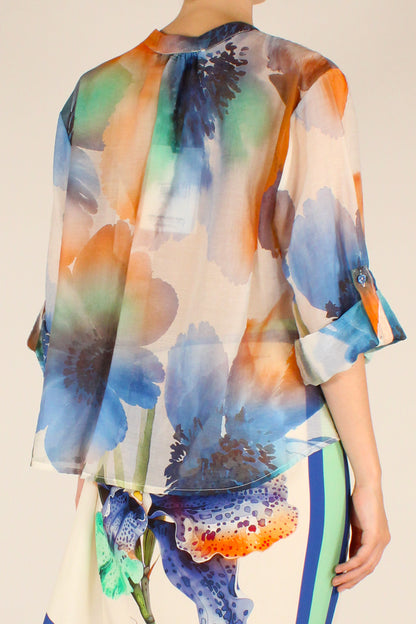 Camicia Stampa Floreale Bluette