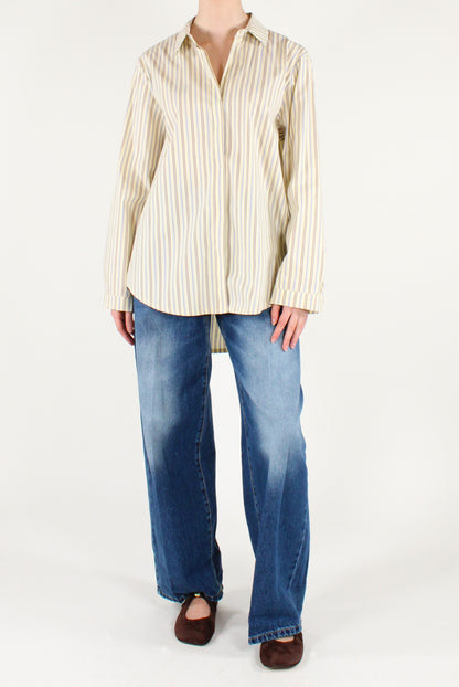 Camicia Over Donna a Righe Multicolori