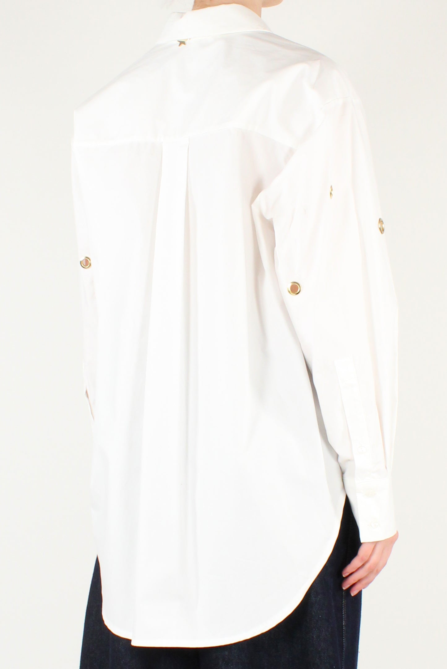 Camicia Over con Borchie