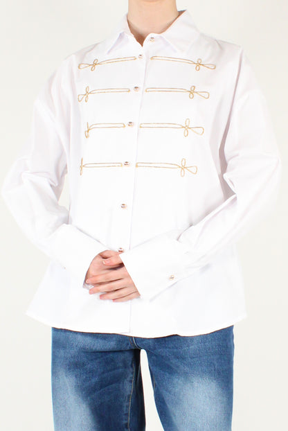 Golden Embroidered Shirt
