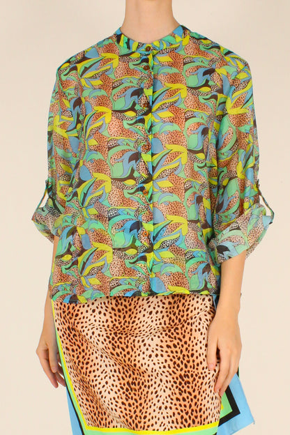 Camicia Stampa Fantasia Animalier