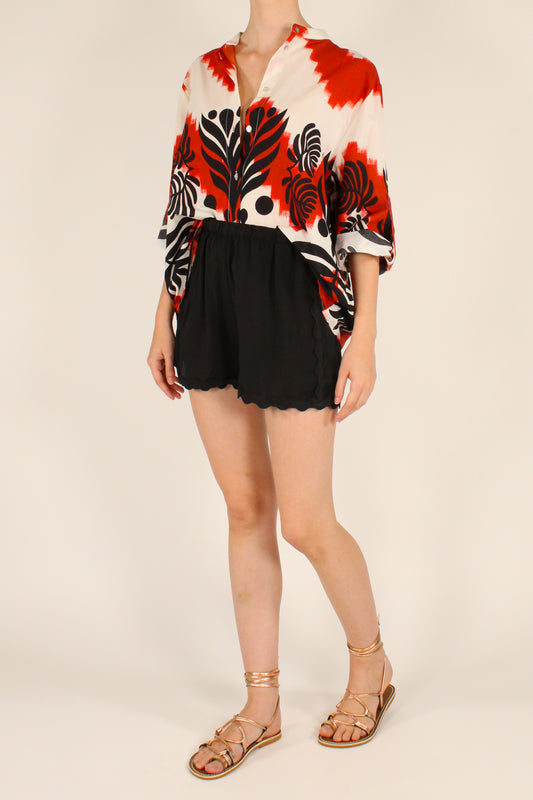 Camicia Stampa Fantasia Etnica