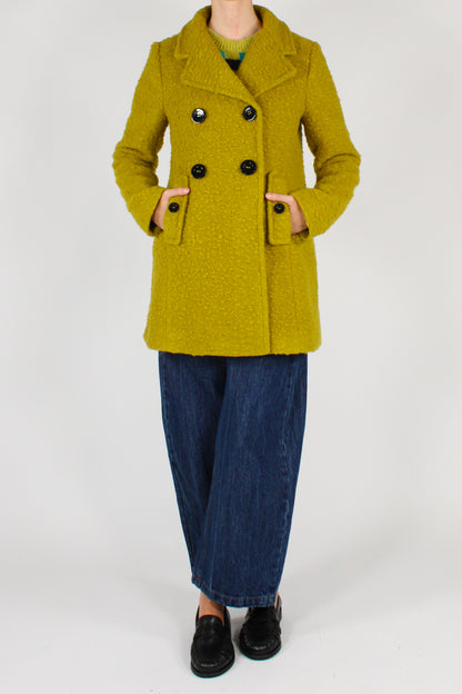 Cappotto Corto Misto Lana
