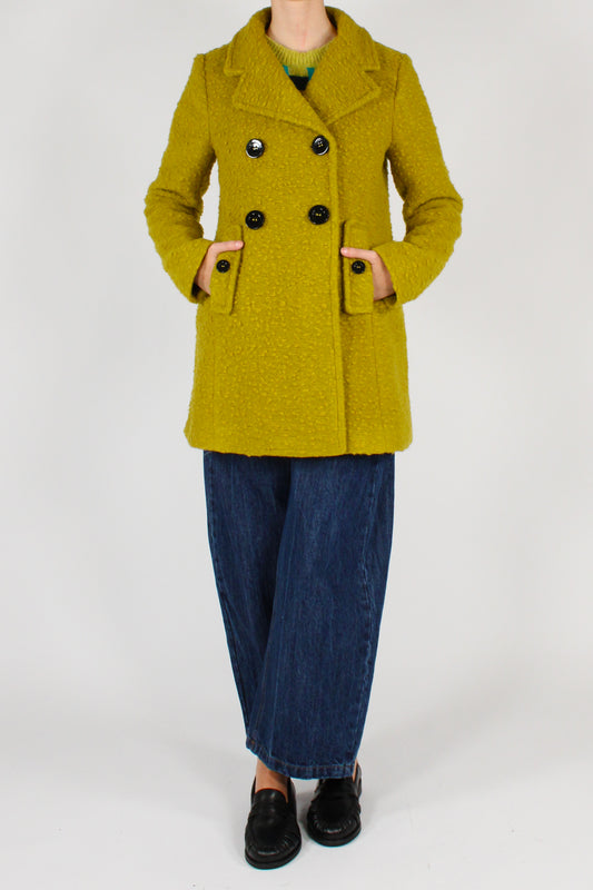 Cappotto Corto Misto Lana