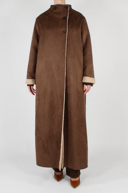 Cappotto Lungo Eco Shearling