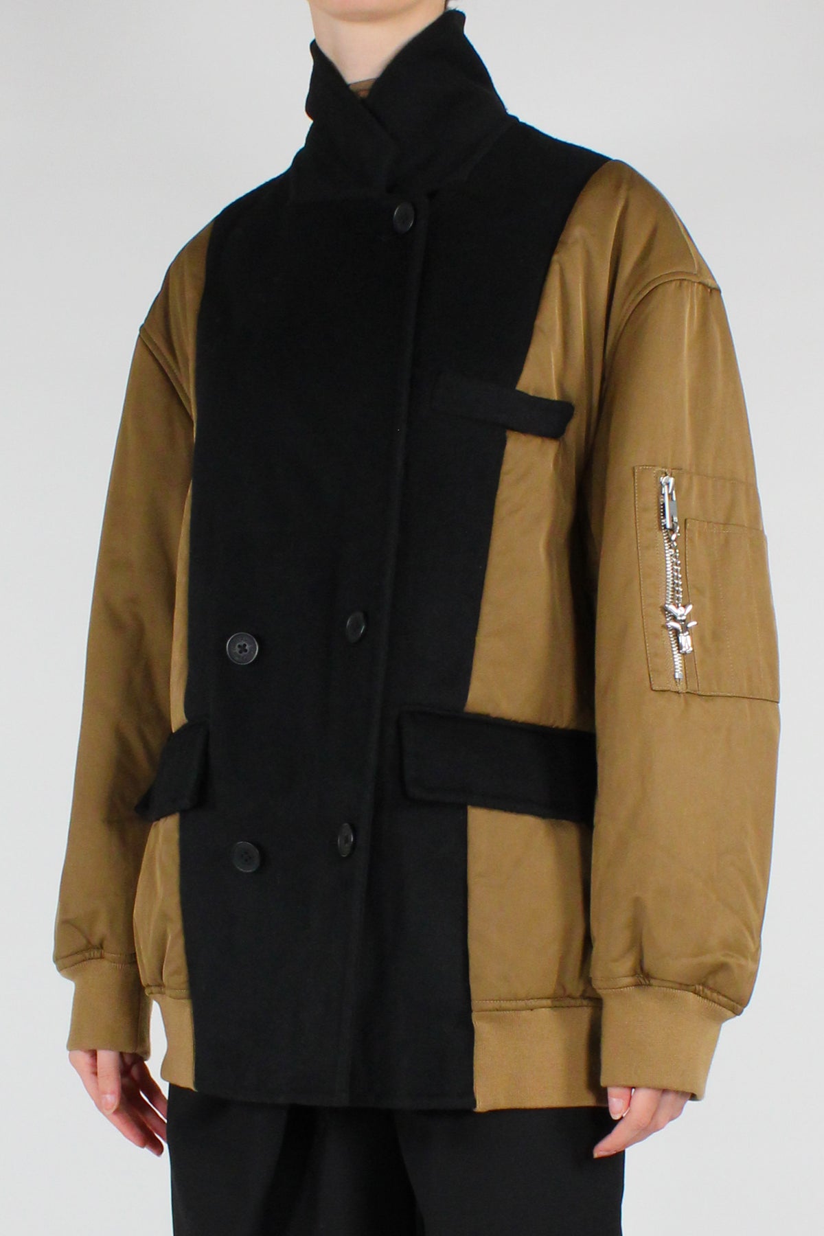 Cappotto Corto Maniche Imbottite