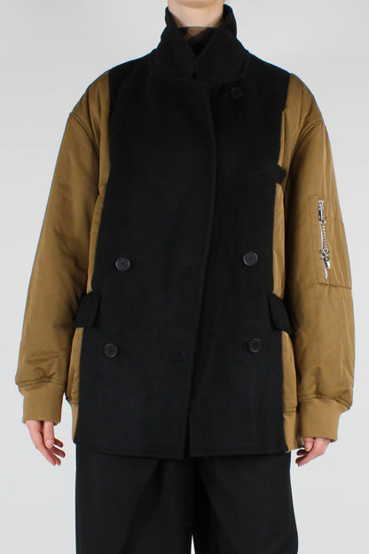 Cappotto Corto Maniche Imbottite