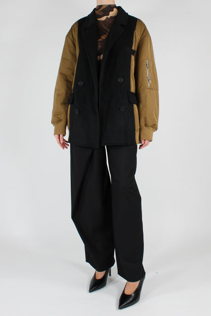 Cappotto Corto Maniche Imbottite