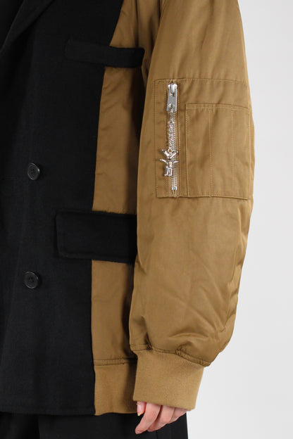 Cappotto Corto Maniche Imbottite