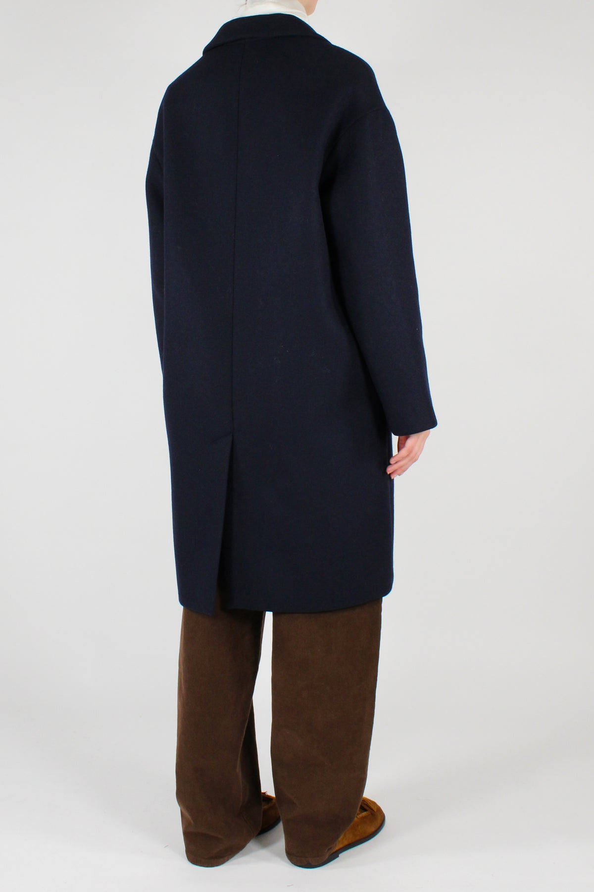 Cappotto Monopetto Misto Lana