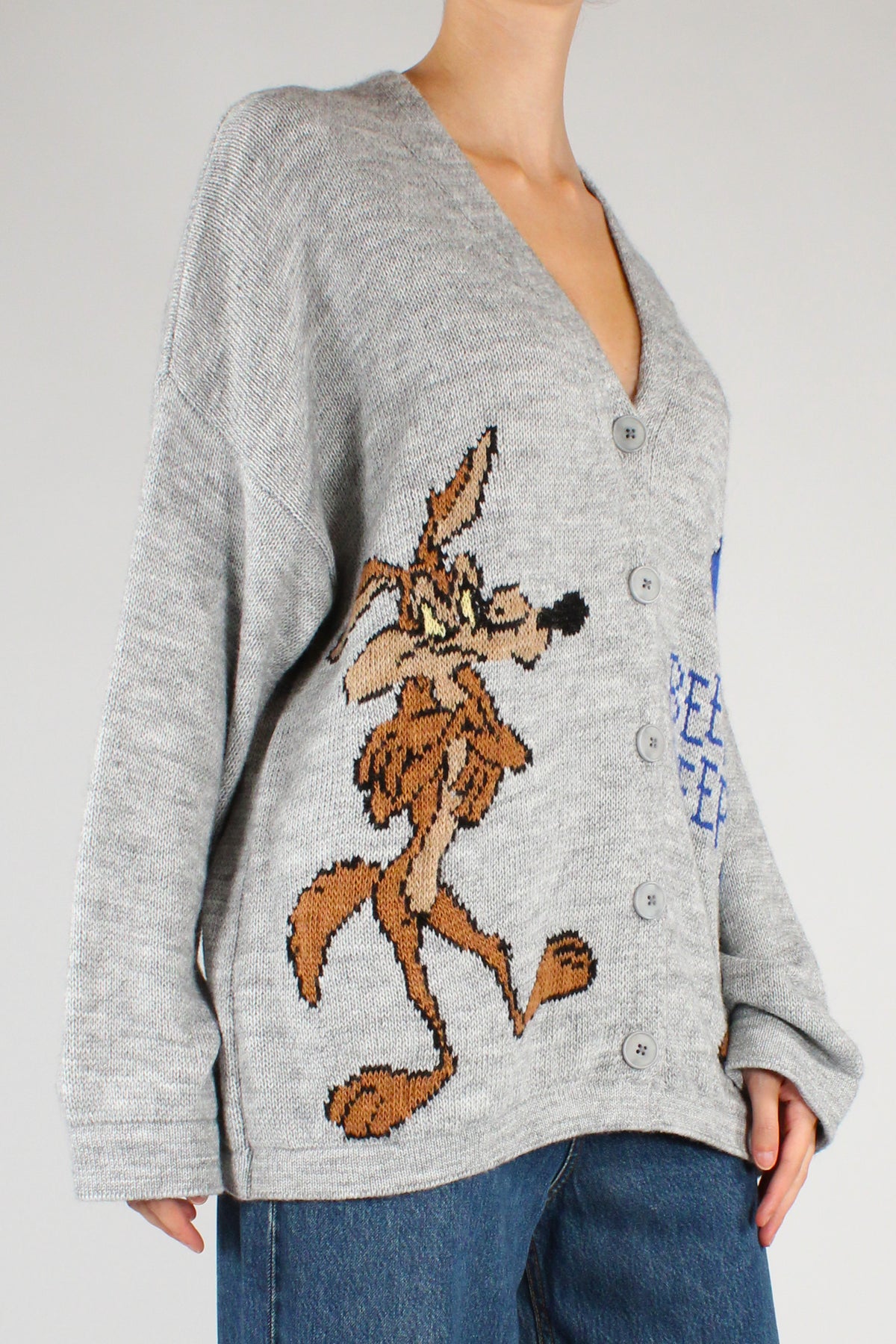 Cardigan Wile E. Coyote e Beep Beep