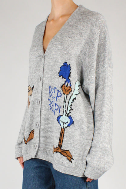 Cardigan Wile E. Coyote e Beep Beep