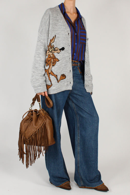 Cardigan Wile E. Coyote e Beep Beep