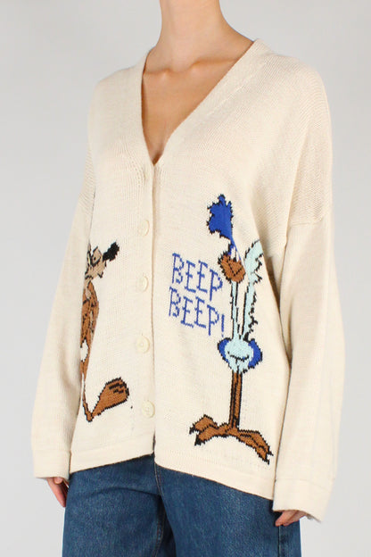 Cardigan Wile E. Coyote e Beep Beep
