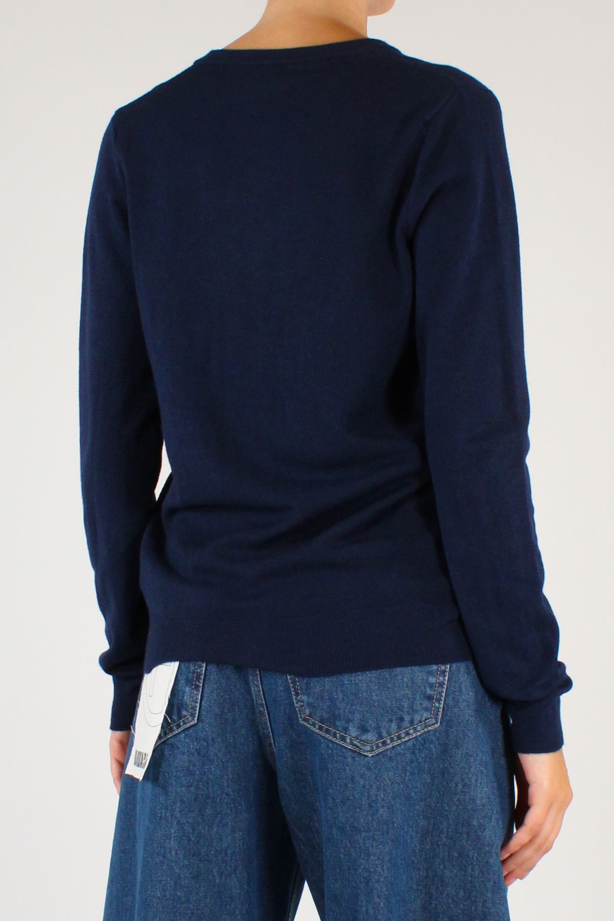 Cardigan Girocollo Misto Viscosa