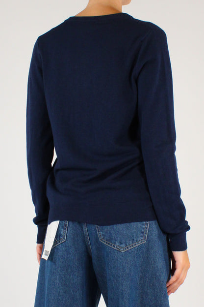 Cardigan Girocollo Misto Viscosa