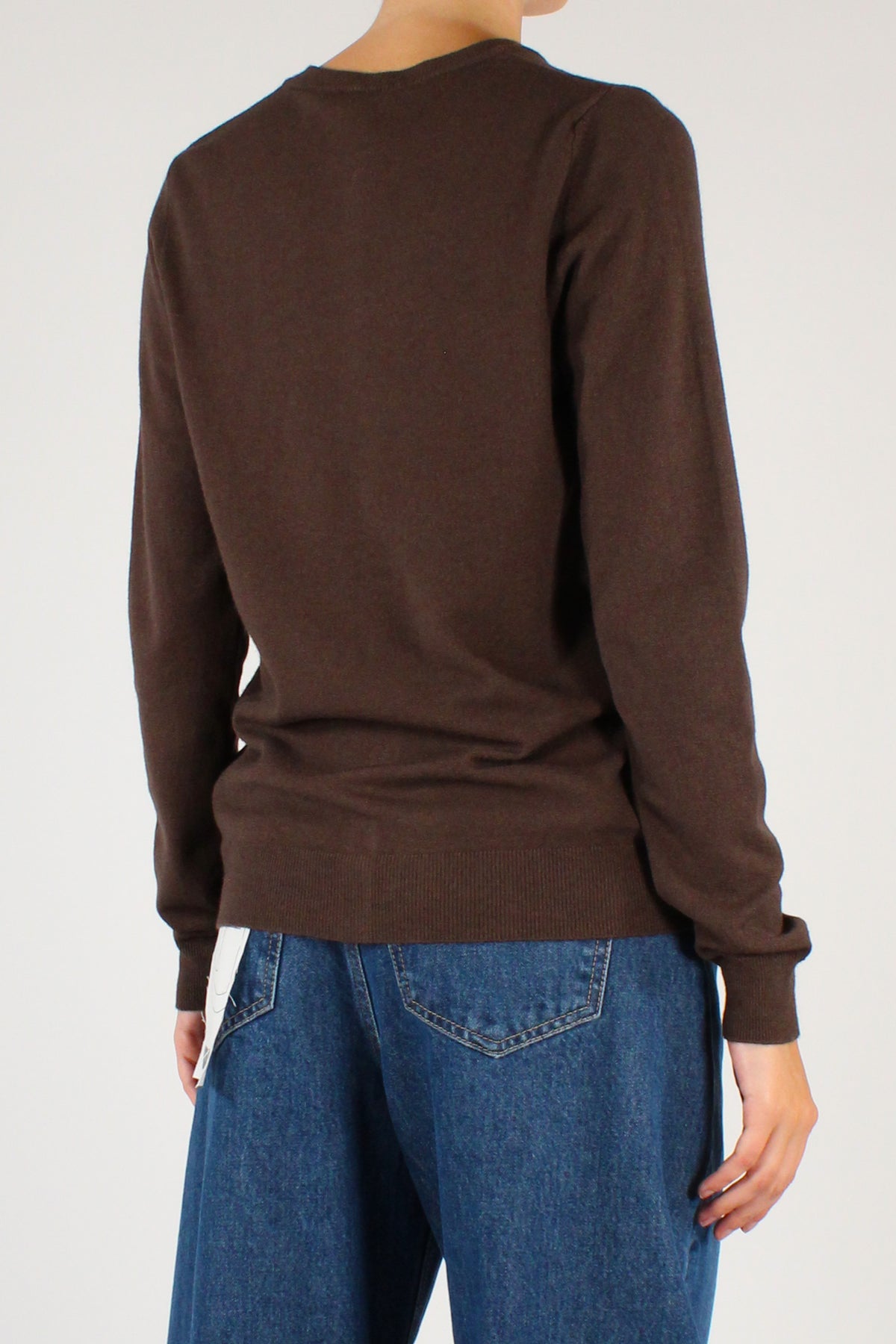Cardigan Girocollo Misto Viscosa