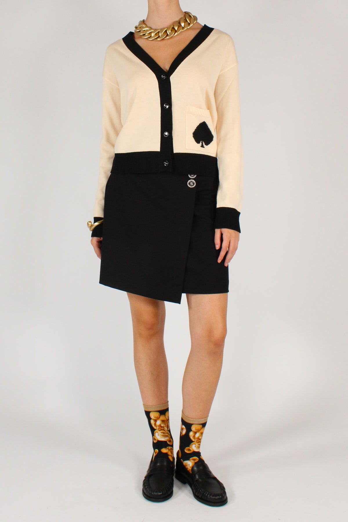Cardigan Simbolo di Picche