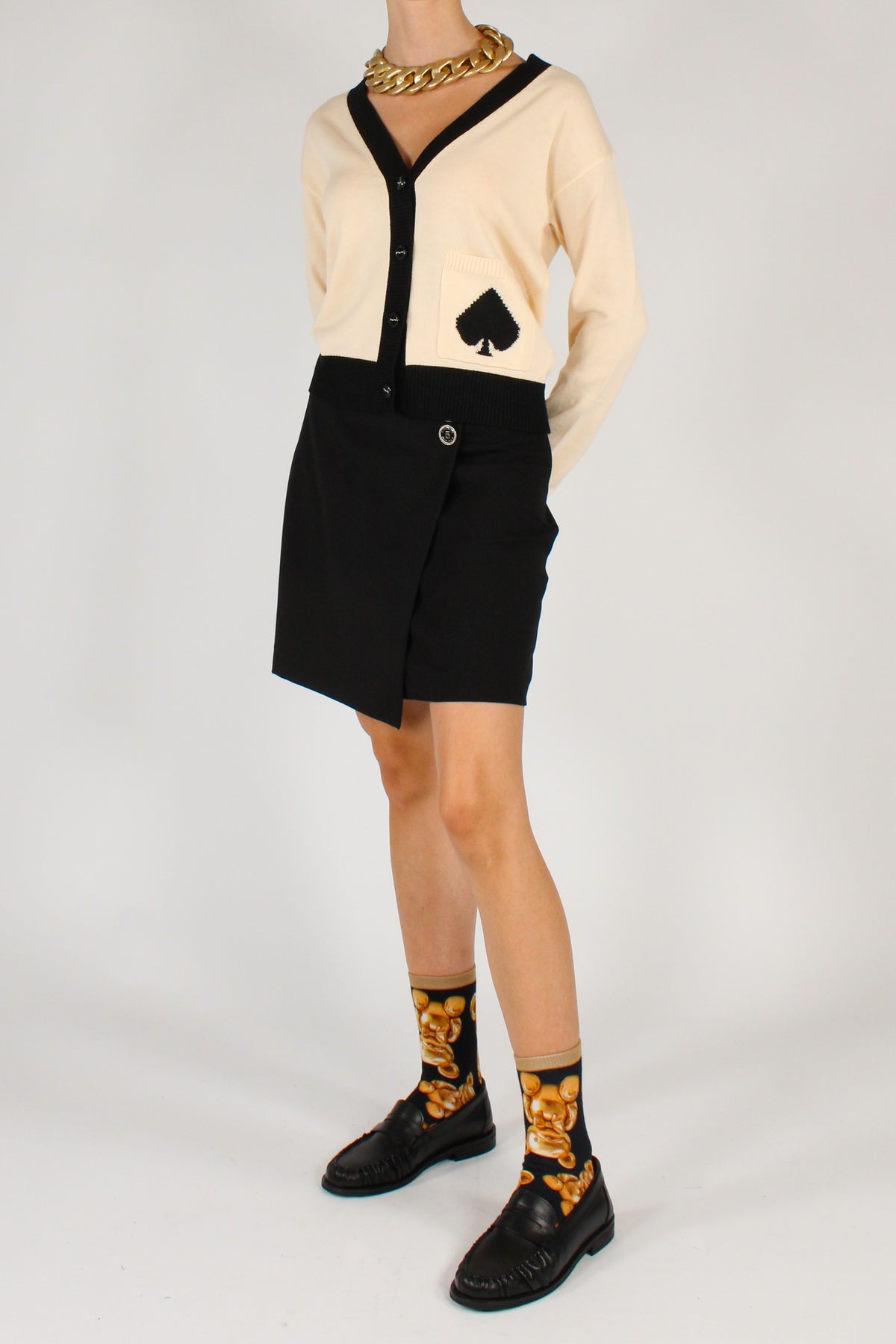 Cardigan Simbolo di Picche