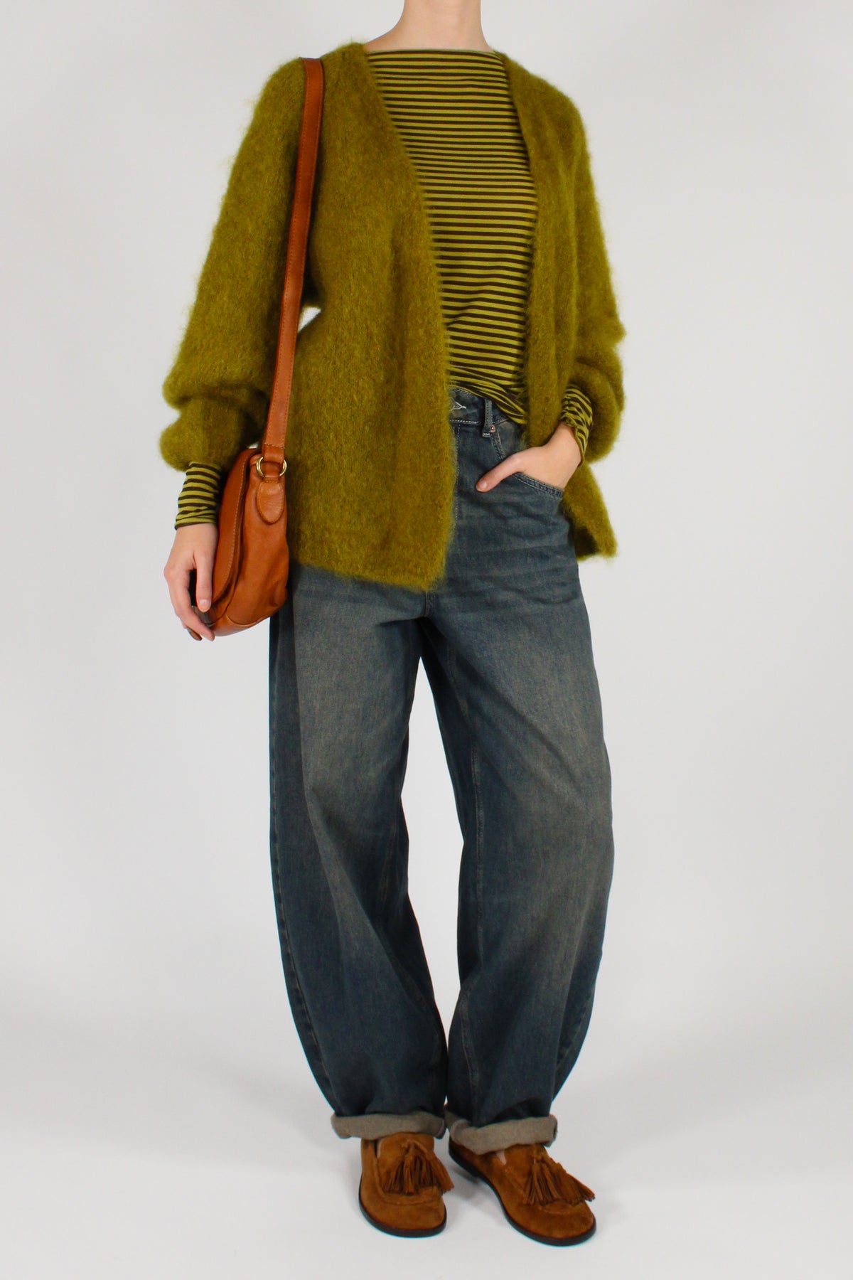 Cardigan Over Aperto Mohair