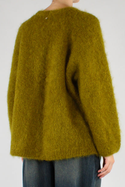 Cardigan Over Aperto Mohair