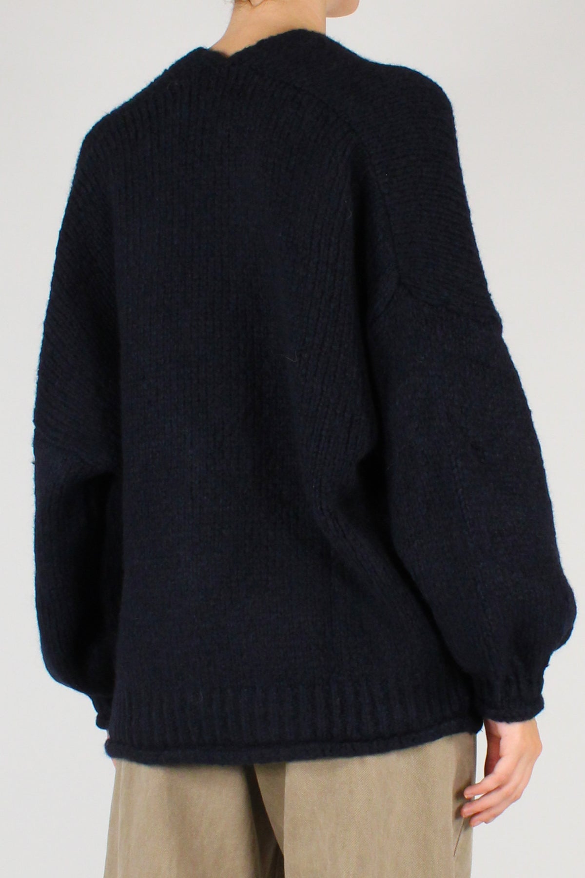 Cardigan Over Tre Bottoni