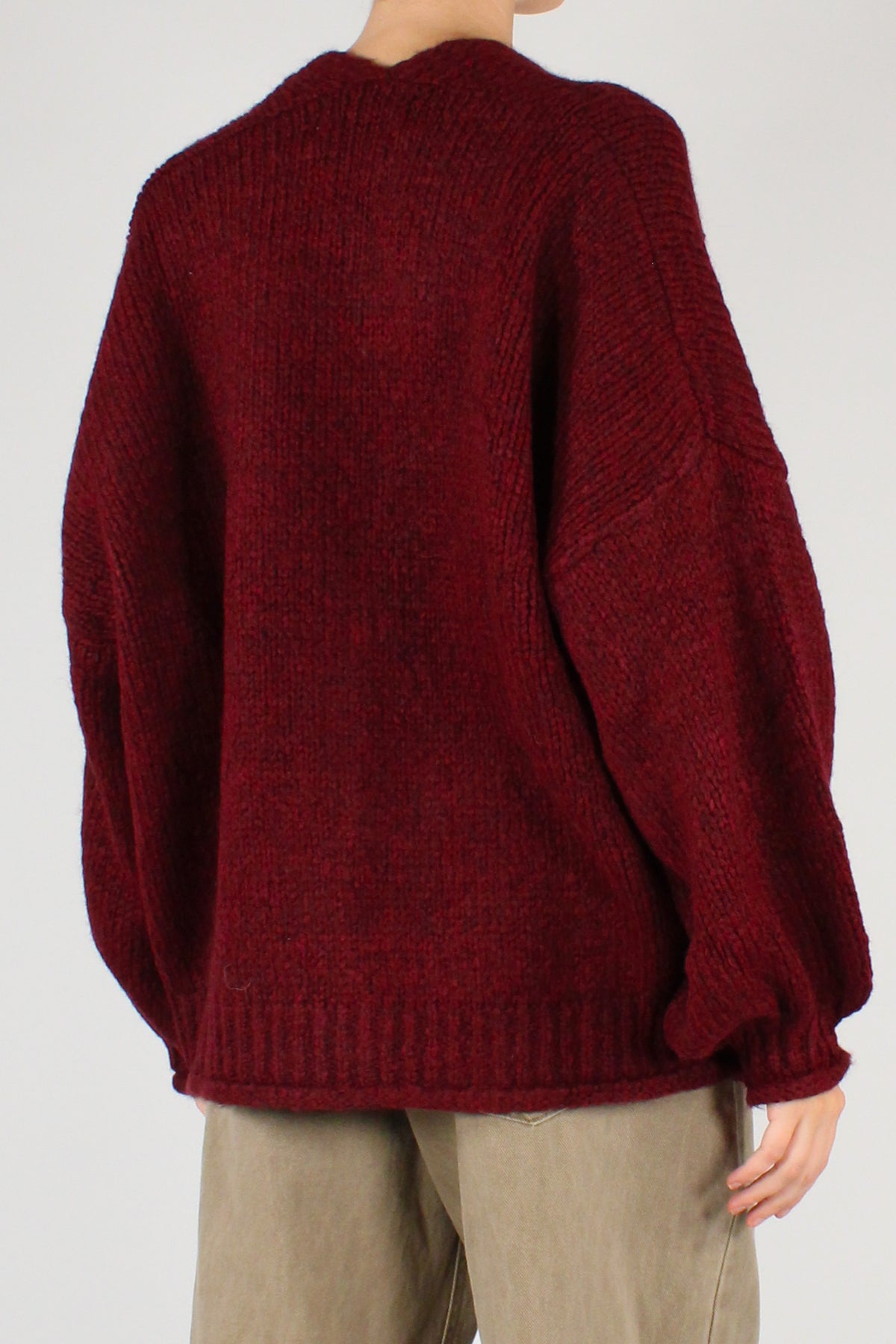 Cardigan Over Tre Bottoni