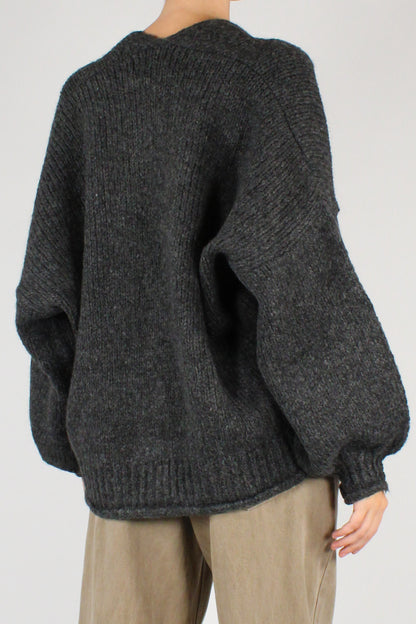 Cardigan Over Tre Bottoni