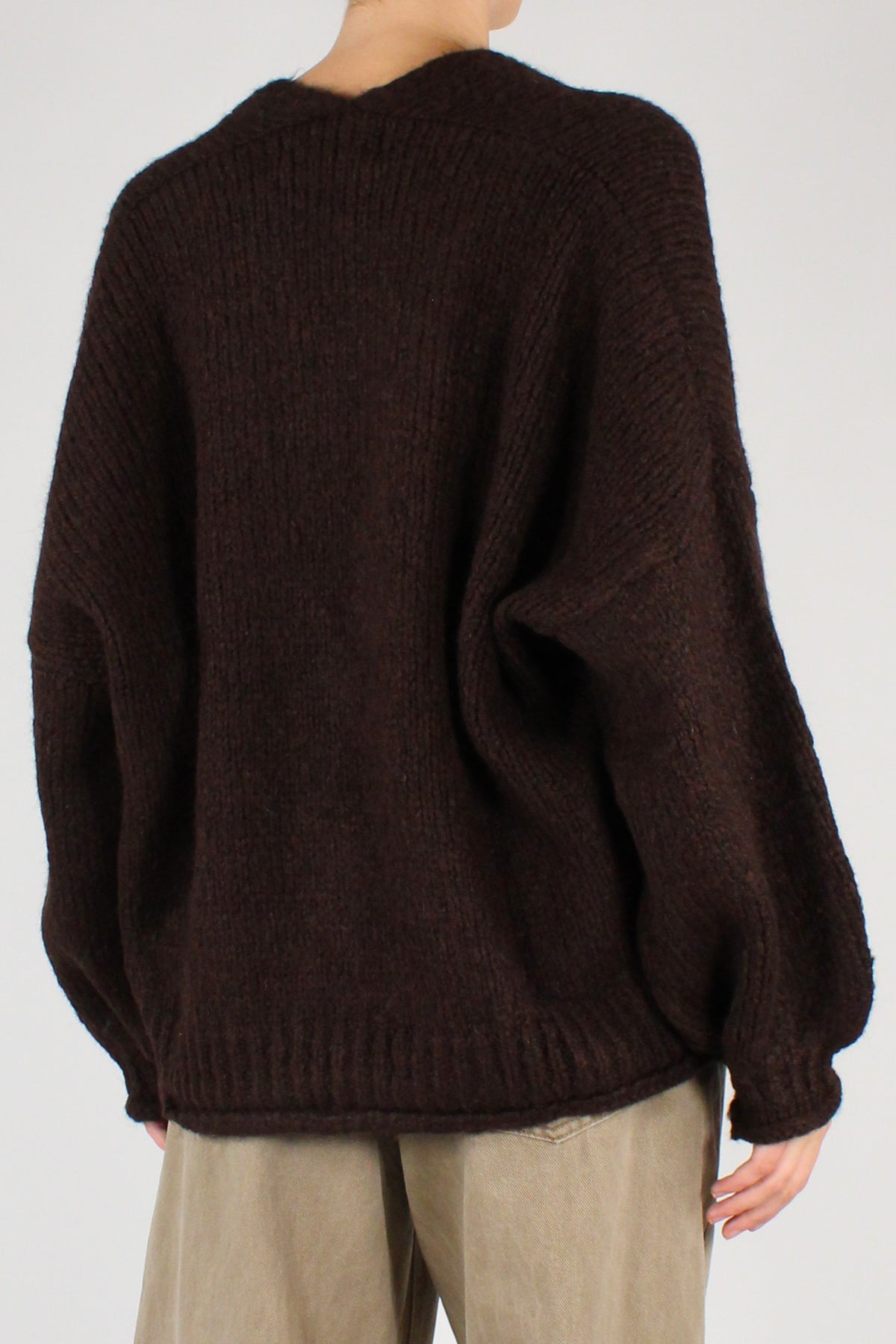 Cardigan Over Tre Bottoni