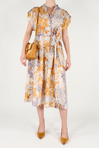 Abito Chemisier Stampa Floreale