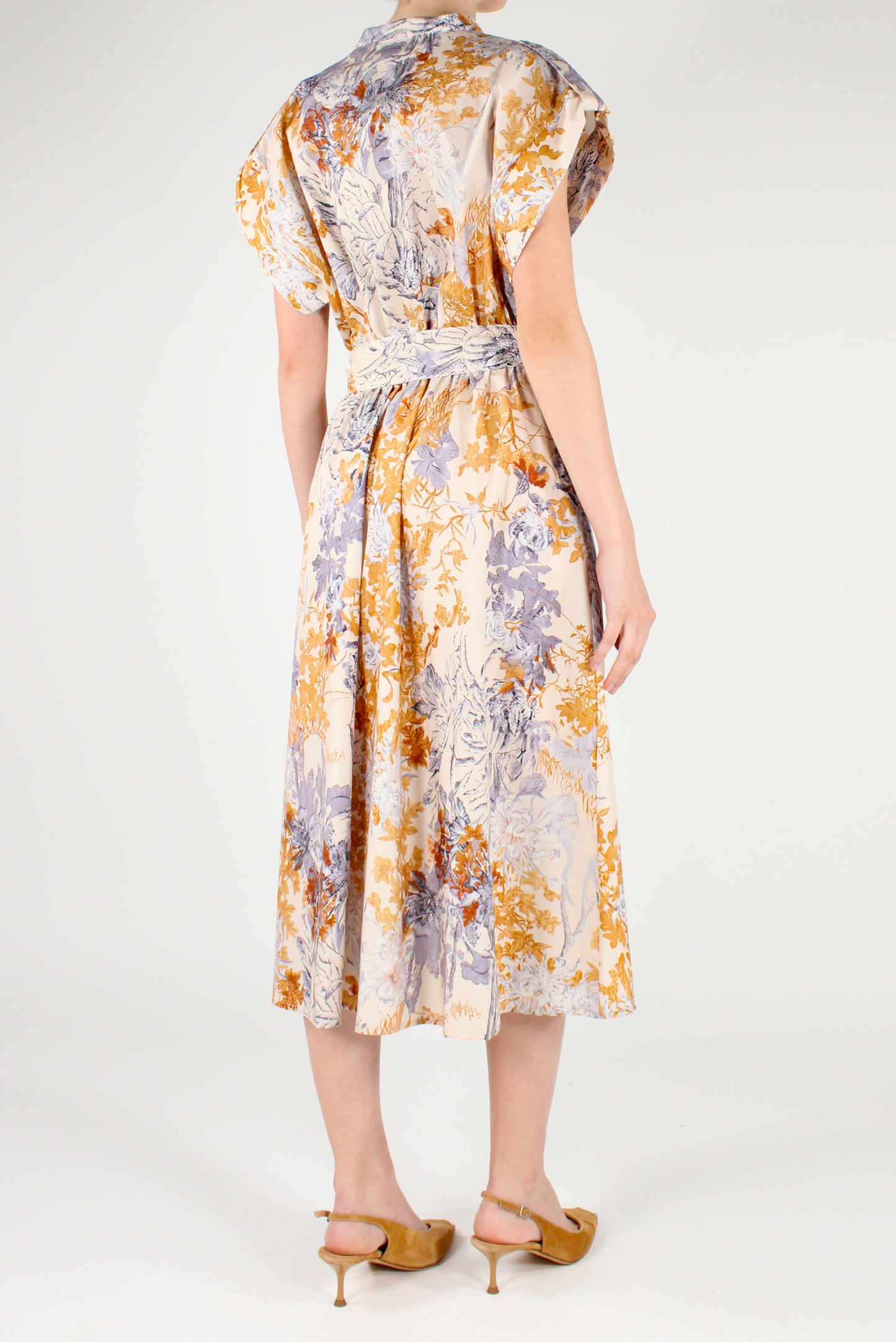 Abito Chemisier Stampa Floreale