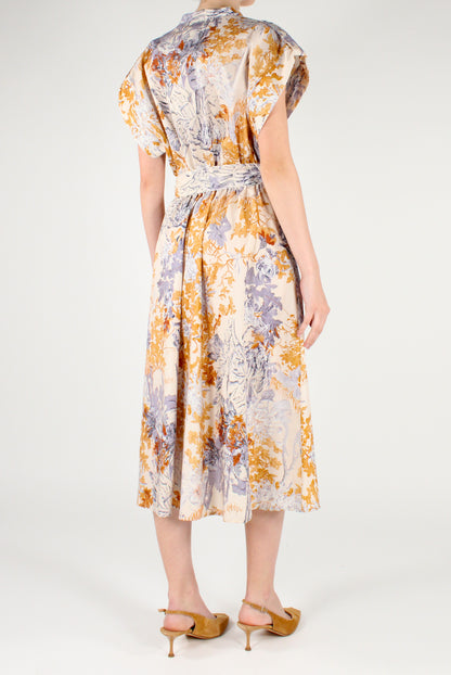 Abito Chemisier Stampa Floreale