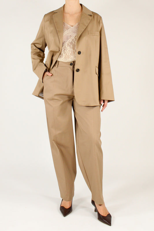 Pantaloni Semi Balloon Cotone Elasticizzato