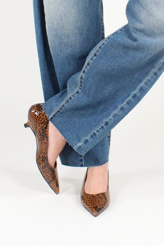 Décolleté Donna Stampa Pitone